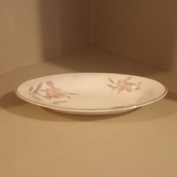 Vintage Universal Cambridge Iris Camwood Ivory- Gravy boat & platter - Picture 13 of 13